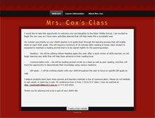 Tablet Screenshot of mrscoxclass.weebly.com