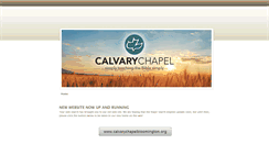 Desktop Screenshot of calvarybloomington.weebly.com