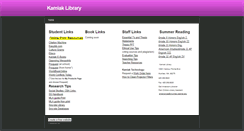 Desktop Screenshot of kamiaklibrary.weebly.com