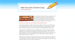 Desktop Screenshot of make-your-own-chicken-coop.weebly.com