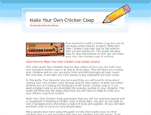 Tablet Screenshot of make-your-own-chicken-coop.weebly.com