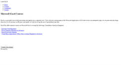 Desktop Screenshot of learnexcel.weebly.com
