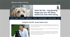 Desktop Screenshot of markspetpals.weebly.com