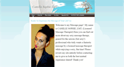Desktop Screenshot of camillesophie.weebly.com