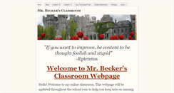 Desktop Screenshot of mrbecker9.weebly.com