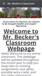 Mobile Screenshot of mrbecker9.weebly.com