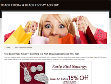 Tablet Screenshot of blackfridayads2011.weebly.com