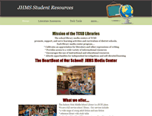 Tablet Screenshot of jhmsstudent.weebly.com