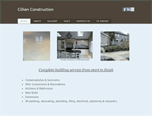 Tablet Screenshot of cillianconstruction.weebly.com