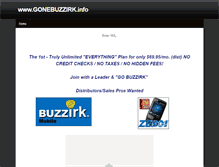 Tablet Screenshot of gonebuzzirk.weebly.com