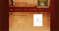 Desktop Screenshot of gavinsgamesite.weebly.com