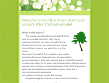 Tablet Screenshot of irhs-walk2school.weebly.com