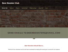 Tablet Screenshot of beerboosterclub.weebly.com