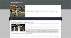 Desktop Screenshot of footballbettingtips1.weebly.com