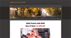Desktop Screenshot of 2006polaris900rmk.weebly.com
