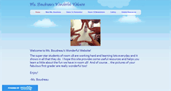 Desktop Screenshot of msboudreau.weebly.com