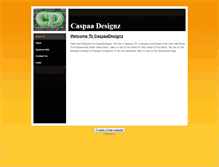 Tablet Screenshot of caspaadesignz.weebly.com