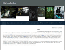 Tablet Screenshot of eliteheadhunters.weebly.com