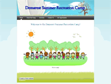 Tablet Screenshot of demarestsummerrec.weebly.com