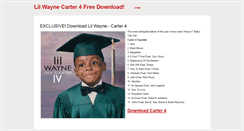 Desktop Screenshot of lilwaynecarter4.weebly.com