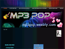 Tablet Screenshot of mp3pop.weebly.com