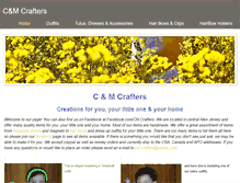 Tablet Screenshot of cmcrafters.weebly.com
