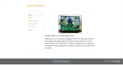 Desktop Screenshot of glasscreations.weebly.com