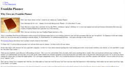 Desktop Screenshot of franklinplanner.weebly.com
