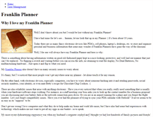 Tablet Screenshot of franklinplanner.weebly.com