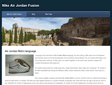 Tablet Screenshot of nikeairjordanfusion.weebly.com