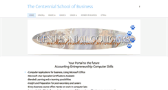 Desktop Screenshot of businessdepartmentcentennial.weebly.com