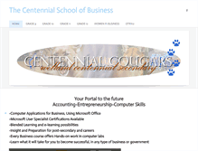 Tablet Screenshot of businessdepartmentcentennial.weebly.com