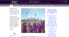 Desktop Screenshot of lbjlax.weebly.com