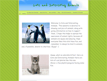 Tablet Screenshot of cuteandinterestinganimals.weebly.com