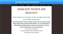 Desktop Screenshot of anhsgradnite.weebly.com