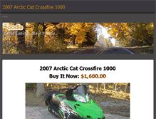 Tablet Screenshot of 2007arcticcatcrossfire1000.weebly.com