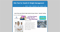 Desktop Screenshot of dnatest4health.weebly.com