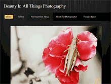 Tablet Screenshot of beautyinallthingsphotography.weebly.com
