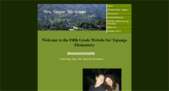 Desktop Screenshot of fifthgradetopangaelem.weebly.com