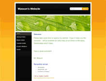 Tablet Screenshot of mrwasson.weebly.com