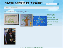 Tablet Screenshot of carecorner.weebly.com