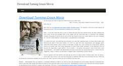 Desktop Screenshot of download-turninggreen.weebly.com