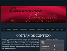Tablet Screenshot of consciencia.weebly.com