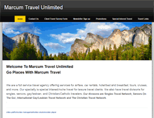 Tablet Screenshot of marcumtravel.weebly.com