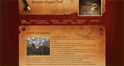 Desktop Screenshot of monsterhunterdos.weebly.com