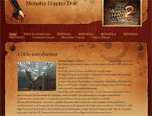 Tablet Screenshot of monsterhunterdos.weebly.com