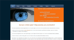 Desktop Screenshot of clever-geld-verdienen.weebly.com