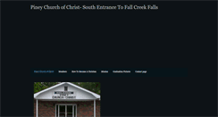 Desktop Screenshot of pineychurchofchristatfcf.weebly.com