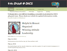 Tablet Screenshot of 4thgradedhcs.weebly.com