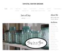 Tablet Screenshot of crystalsenterbrown.weebly.com